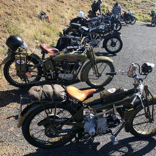 I took my 1921 Moto Guzzi Normale on the VMCC Easter Rally today. It was an absolute delight